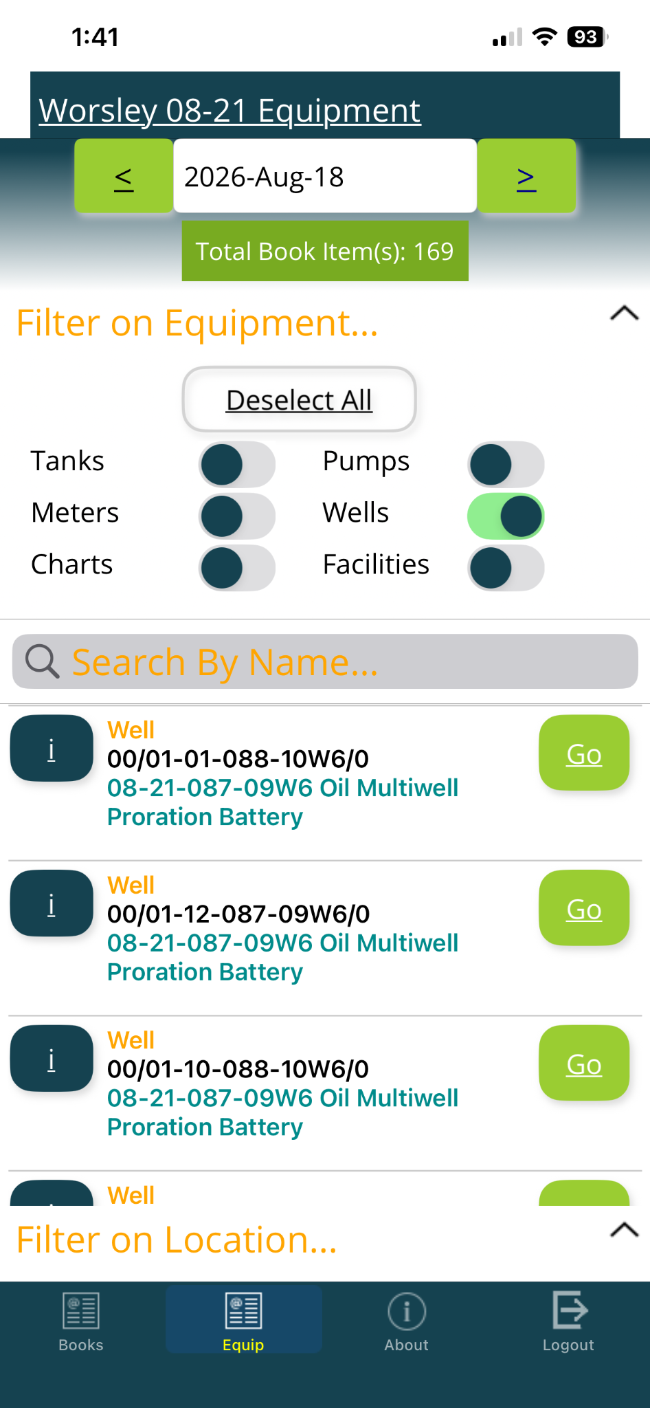 OpsFDCm equipment filter